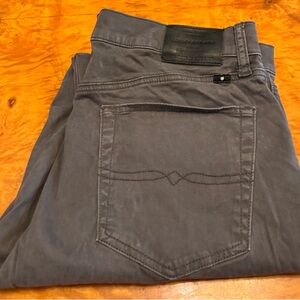 Men's Lucky Brand 121 Slim Gray Pants 36/32